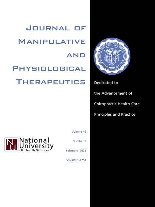 Journal of Manipulative and Physiological Therapeutics: Volume 46 (Issue 1 to Issue 2) 2023 PDF
