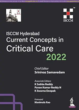 ISCCM Hyderabad Current Concepts In Critical Care 2022 (PDF)
