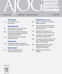American Journal of Obstetrics and Gynecology: Volume 230 (Issue 1 to Issue 3) 2024 PDF