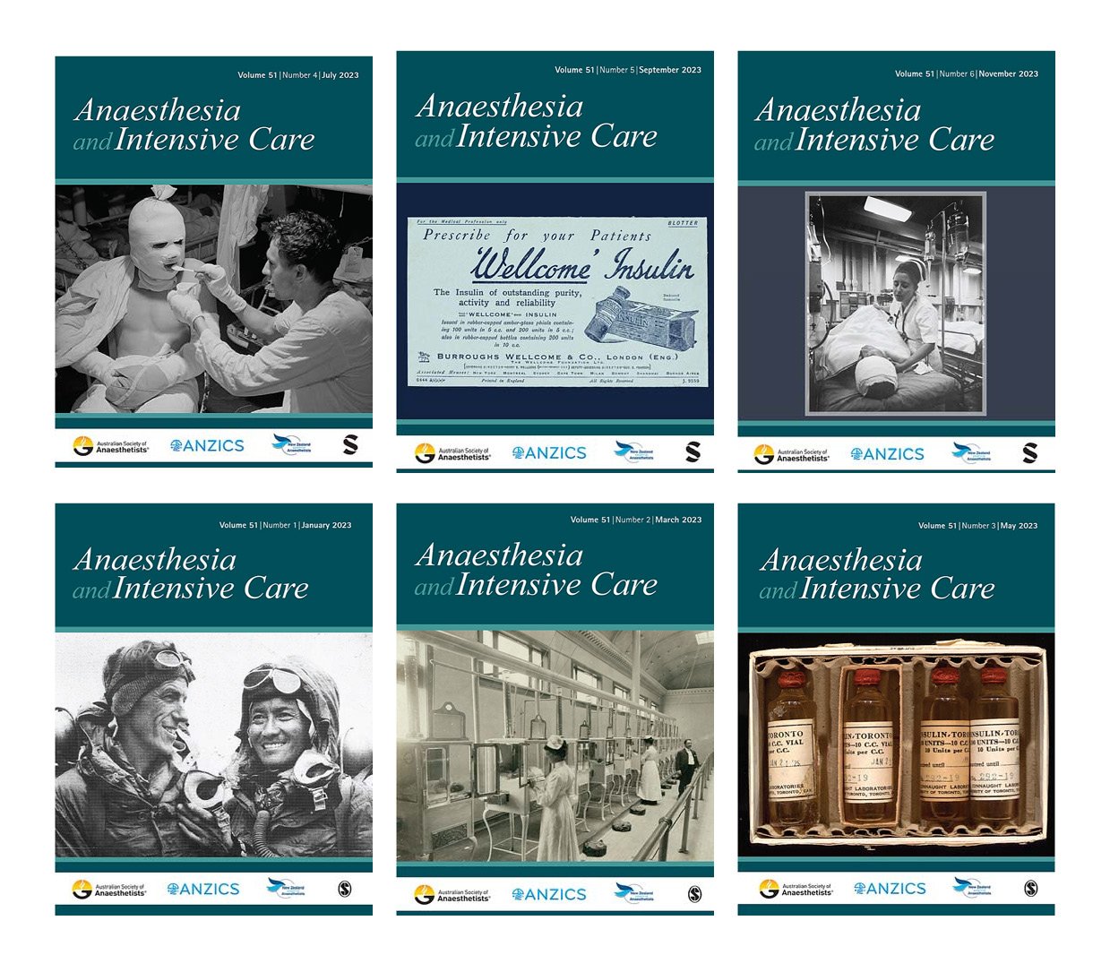 Anaesthesia & Intensive Care 2023 Full Archives (True PDF)