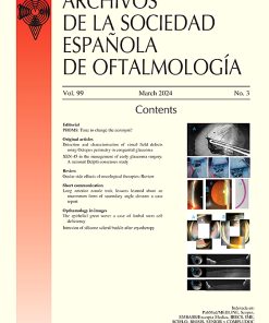 Archivos de la Sociedad Española de Oftalmología (English Edition): Volume 99 (Issue 1 to Issue 3) 2024 PDF