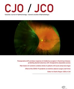 Canadian Journal of Ophthalmology: Volume 59, Issue 1 2024 PDF