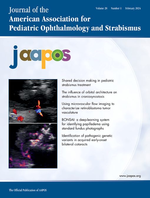 Journal of American Association for Pediatric Ophthalmology and Strabismus: Volume 28, Issue 1 2024 PDF