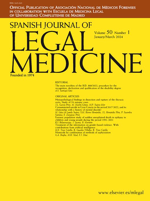 Spanish Journal of Legal Medicine: Volume 50, Issue 1 2024 PDF