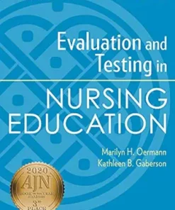 Evaluation And Testing In Nursing Education, 6th Edition (EPUB)