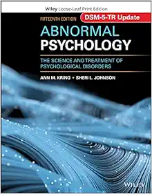 Abnormal Psychology: The Science And Treatment Of Psychological Disorders, DSM-5-TR Update (PDF)