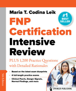 FNP Certification Intensive Review: PLUS 875 Practice Questions With Detailed Rationales, 5th Edition (EPUB)