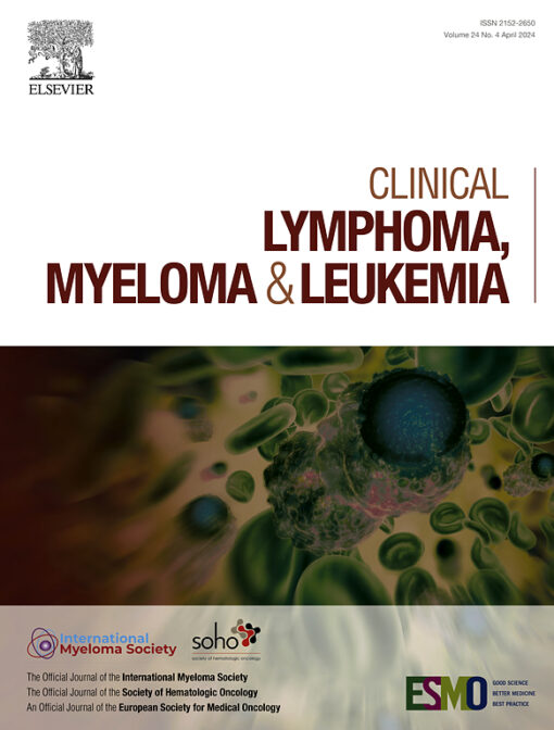 Clinical Lymphoma Myeloma and Leukemia: Volume 24 (Issue 1 to Issue 4) 2024 PDF