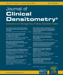 Journal of Clinical Densitometry: Volume 27, Issue 1 2024 PDF