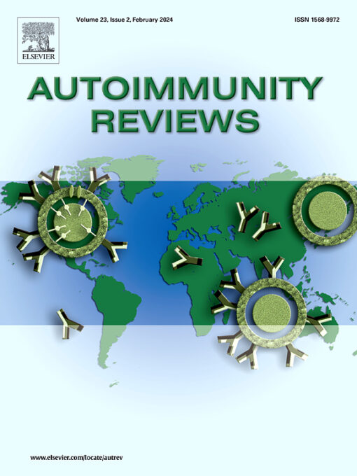 Autoimmunity Reviews: Volume 20 (Issue 1 to Issue 12) 2021 PDF