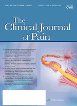 Clinical Journal of Pain: Volume 39 (1 – 12) 2023 PDF