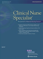 Clinical Nurse Specialist: Volume 36 (1 – 6) 2022 PDF