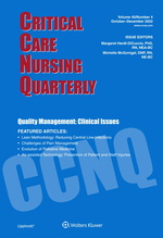 Critical Care Nursing Quarterly: Volume 45 (1 – 4) 2022 PDF