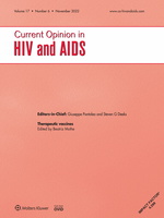 Current Opinion in HIV & AIDS: Volume 17 (1 – 6) 2022 PDF