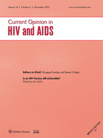 Current Opinion in HIV & AIDS: Volume 18 (1 – 6) 2023 PDF