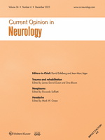 Current Opinion in Neurology: Volume 36 (1 – 6) 2023 PDF