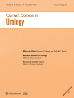 Current Opinion in Urology: Volume 33 (1 – 6) 2023 PDF