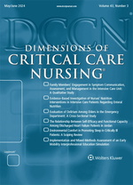 Dimensions of Critical Care Nursing: Volume 43 (1 – 3) 2024 PDF
