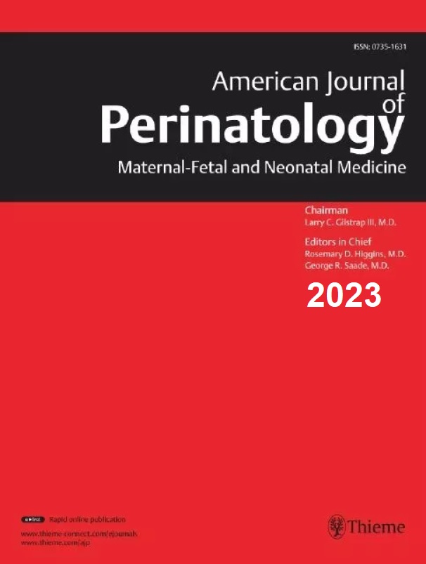 American Journal Of Perinatology 2023 Full Archives (True PDF)