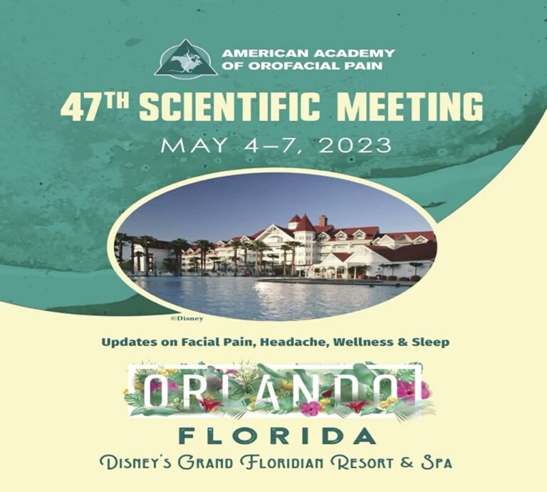 AAOP 2023 – American Academy of Orofacial Pain 47th Scientific Meeting